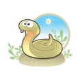 thumbnail image 1 of Cute Cartoon Snake Colorful Kids wall Design Wall Art Sticker Designs Vinyl Stickers For Home House Walls Rooms Windows Bedroom Decoration Size (28x28 inch), 1 of 3