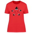thumbnail image 1 of Cute Cartoon Starfish T-Shirt Women -Image by Shutterstock, Female x-Large, 1 of 2