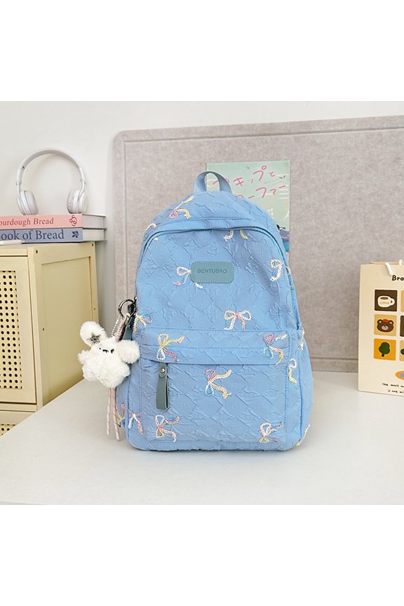 Cute Cartoon Student Backpack New Large Capacity School Bag High Appearance All-match Rucksack For Middle High School