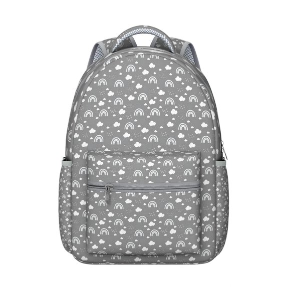 Cute Cartoon Students Backpack Fun and Colorful Rainbow and Animal Theme, Comfortable and Wear-Resistant School Bag for Students
