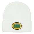thumbnail image 1 of Cute Cartoon TV Parappa The Rapper Frog Knitted Beanie Hats Unisex White, 1 of 4
