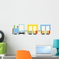 thumbnail image 1 of Cute Cartoon Train Wall Decal Sticker, Wallmonkeys Peel & Stick Vinyl Graphic (24 in W x 17 in H), 1 of 4