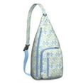 thumbnail image 1 of Cute Cartoon Turtle Shoulder Bag&nbsp;- Hawaiian Beach Inspired Sling Backpack with Coral Reef Pattern (Tropical Vacation Essential), 1 of 4