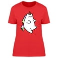 thumbnail image 1 of Cute Cartoon Unicorn Cat T-Shirt Women -Image by Shutterstock, Female Large, 1 of 2
