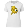 thumbnail image 1 of Cute Cartoon Yellow Fish Tee Women's -Image by Shutterstock, 1 of 2