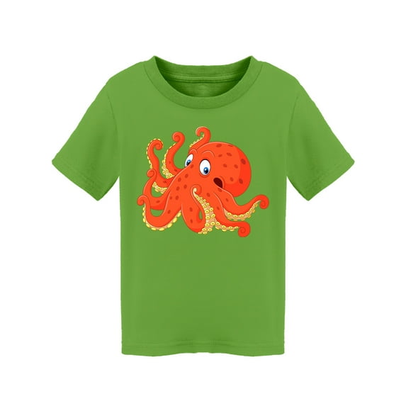 Cute Cartoony Octopus T-Shirt Toddler -Image by Shutterstock, 3 Toddler