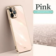 Cute Case for Apple iPhone 11 Pro, iPhone 11 Pro Case 6.1 Inch, Durable Silicone Case, Slim Fit Lightweight Thin Cover, Sturdy Anti-Scratch Shock Absorption Protective Phone Case Pink