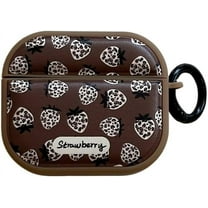 Cute Case for Airpods 4th Generation 2024,Creative Magnetic Attraction All-Inclusive Earphone Protective Cover,Gift for Girly Women (Brown)