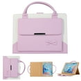 thumbnail image 1 of Cute Case for iPad mini 6th Generation 8.3", Pocket Design Auto Wake/Sleep Handbag Tablet Case for iPad mini 6th Gen 8.3" with Multi-Angle Viewing Stand, PU Leather Sleeve Protection Cover, Pink, 1 of 9