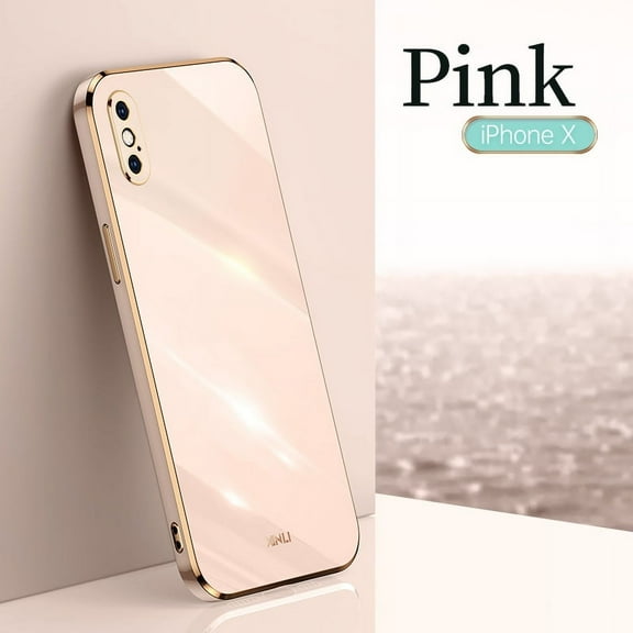 Cute Case for iPhone 6S and iPhone 6, iPhone 6S Case 4.7 Inch, iPhone 6 Case 4.7", Durable Silicone Case, Slim Fit Lightweight Thin Cover, Sturdy Anti-Scratch Protective Phone Case (Pink)