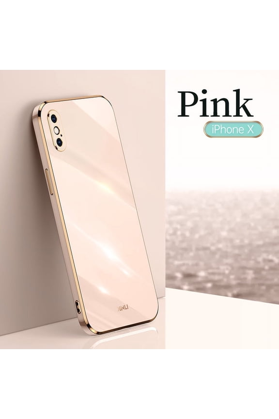 Cute Case for iPhone 6S and iPhone 6, iPhone 6S Case 4.7 Inch, iPhone 6 Case 4.7", Durable Silicone Case, Slim Fit Lightweight Thin Cover, Sturdy Anti-Scratch Protective Phone Case (Pink)