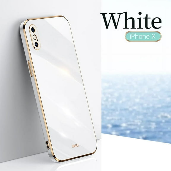 Cute Case for iPhone 6S and iPhone 6, iPhone 6S Case 4.7 Inch, iPhone 6 Case 4.7", Durable Silicone Case, Slim Fit Lightweight Thin Cover, Sturdy Anti-Scratch Protective Phone Case (White)
