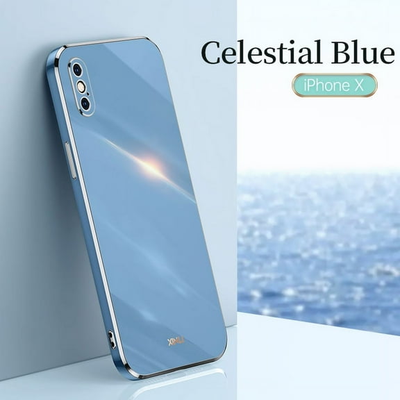 Cute Case for iPhone 6S Plus and iPhone 6 Plus, iPhone 6S Plus/ 6 Plus Case 5.5 Inch, Durable Silicone Case, Slim Fit Lightweight Thin Cover, Sturdy Anti-Scratch Protective Phone Case (Blue)