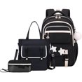 thumbnail image 1 of Cute Casual College School Bookbags, Large‑Capacity Lightweight Backpack, Travel Daypack for Teens, 1 of 7