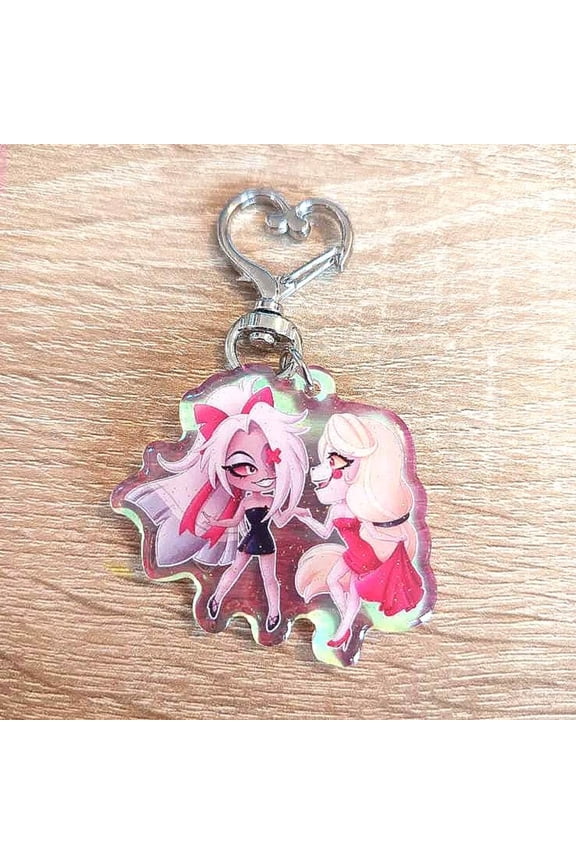 Cute Cat Acrylic Keychain  Funny Chubby Cat Key Chain, Aesthetic Cat Bag Charm, Kawaii Pet Keyring, Gift for Cat Lovers