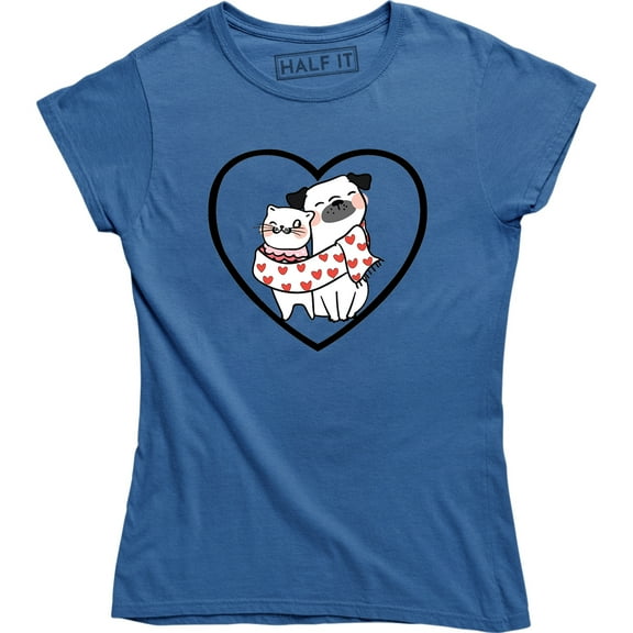 Cute Cat And Dog - A Wonderful Pet And Save A Life Women's T-Shirt