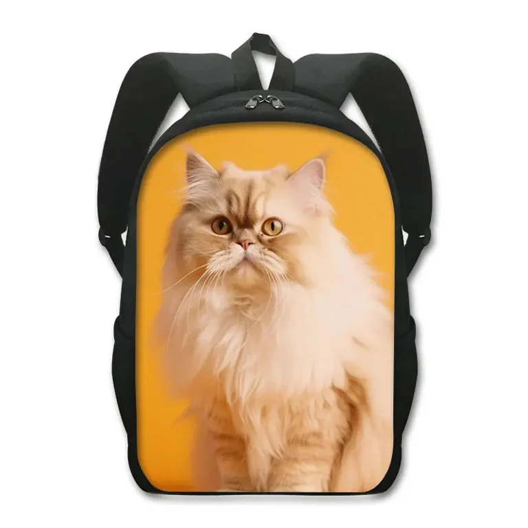 Cute Cat Backpack Persian Siamese Cat Children School Bags for Teenager Scottish British Cat Laptop Backpacks Kitten Book Bag Walmart