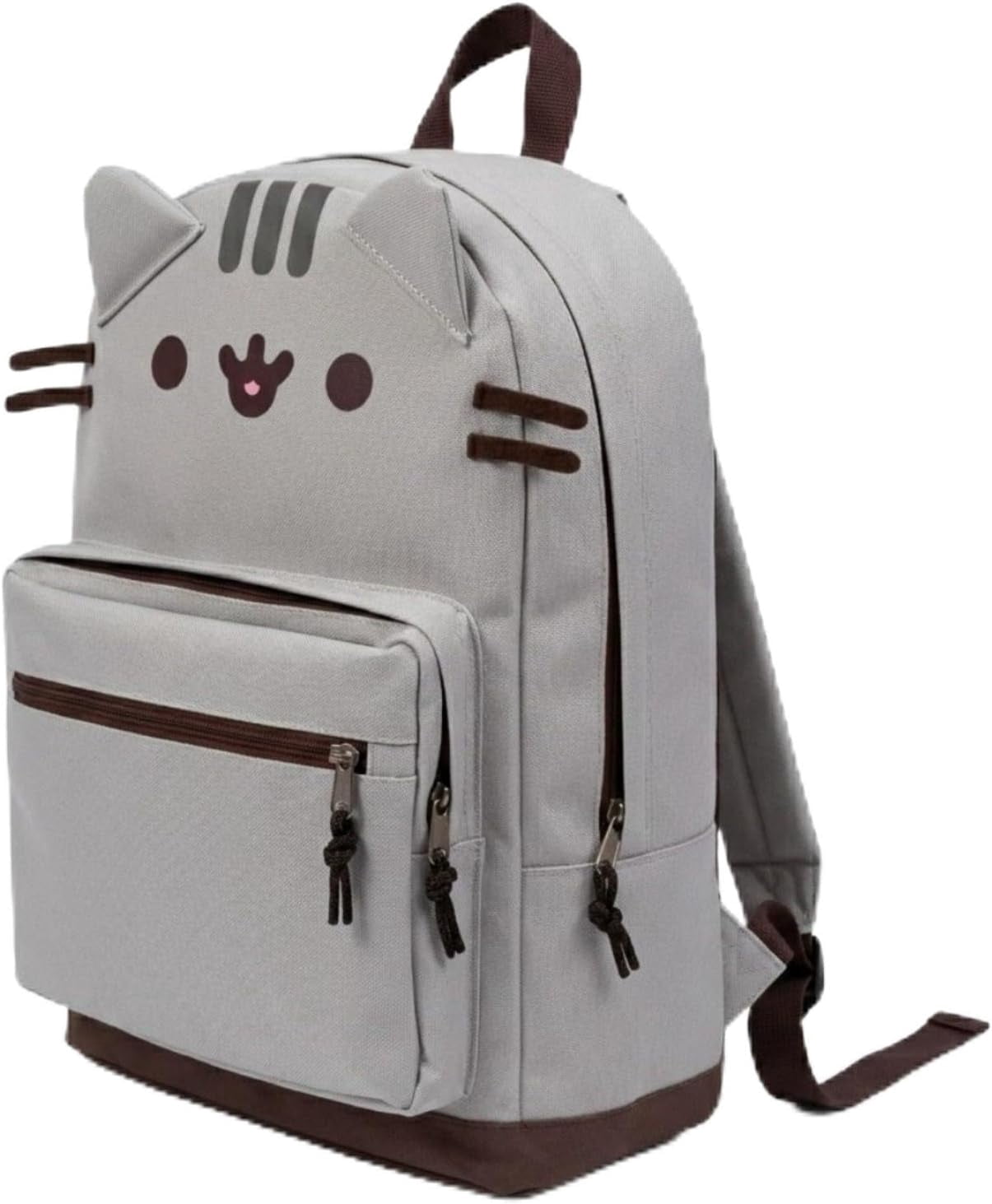 Cute Cat Backpack for Women, Casual 3D Cat Face Design Lightweight Travel Daypack with Pockets, Versatile Rucksack for Work Daily City Commute