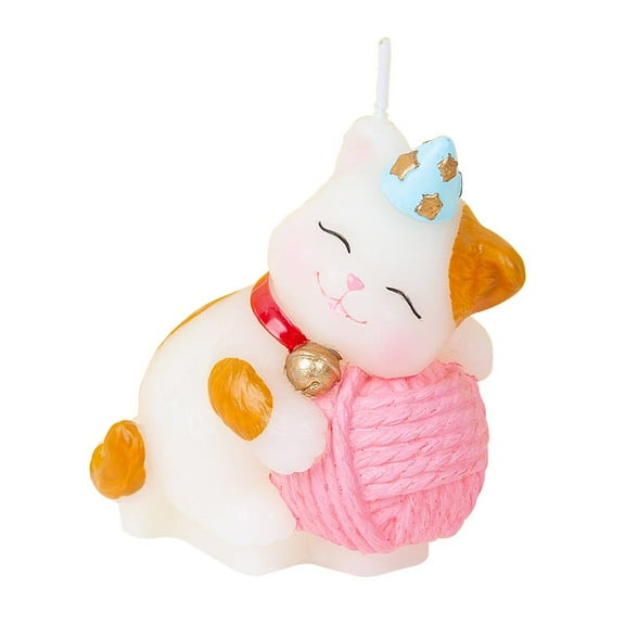 Cute Cat Birthday Candles Cake Topper Animal Candles for Birthday Festive Party Supplies and Wedding Favor (Cat)