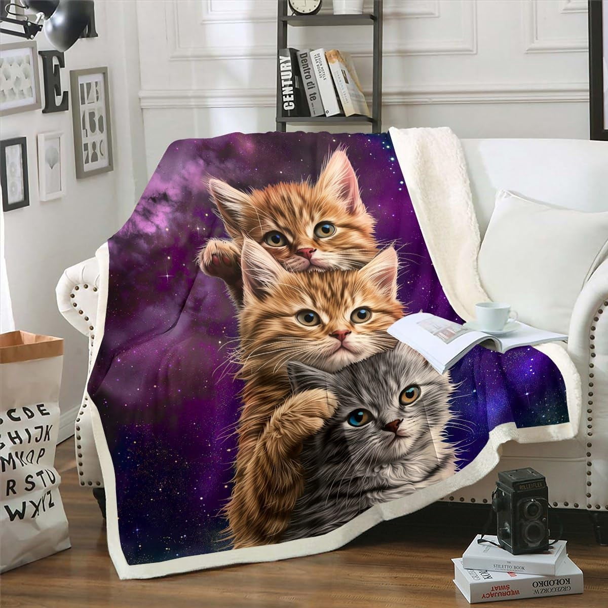 FLUFFY CAT BLANKET for JUNGWON アイボリー 格安 FLUFFY CAT BLANKET for JUNGWON ブランケット格安 - メルカリ