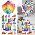 thumbnail image 1 of Cute Cat Blanket Super Soft Flannel Throw Blanket Bedding Cats Gifts for Cat Lover Woman Kids Adults 50"x60", 1 of 8