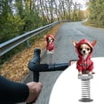 thumbnail image 1 of Cute Cat Bobblehead Acrylic Decor Spring Motion Dashboard Ornament Desk Decor Shy Kitty Wobble Figurine Car Accessory Home Office Decoration 4.1in, 1 of 5