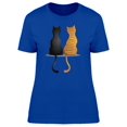 thumbnail image 1 of Cute Cat Buddies Cartoon T-Shirt Women -Image by Shutterstock, Female XX-Large, 1 of 2