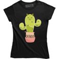 thumbnail image 1 of Cute Cat Cactus Kitty Cat-tus Pun Funny Fun Pot Prickles Plant T-Shirt, 1 of 4