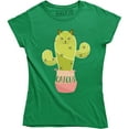 thumbnail image 1 of Cute Cat Cactus Kitty Cat-tus Pun Funny Fun Pot Prickles Plant T-Shirt, 1 of 4