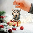 thumbnail image 1 of Cute Cat Car Hanging Ornament, Swing Kitten with Lanyard Rearview Mirror Tree Pendant Decoration, Acrylic Funny Kitty Car Interior Charms Accessories Gift for Men Women, 1 of 7