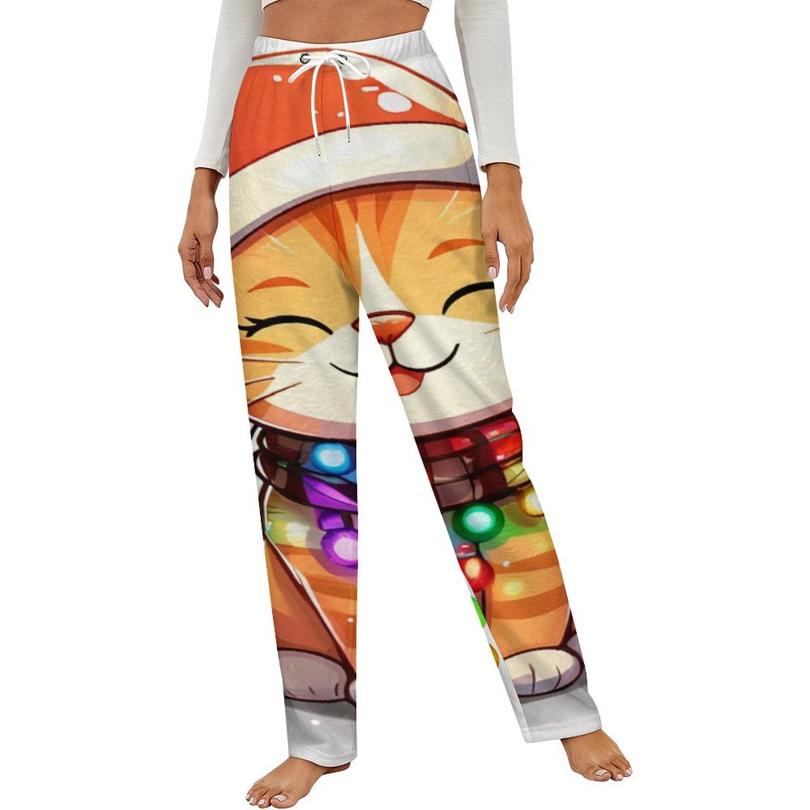 Cute fish cat strap pants YV40307