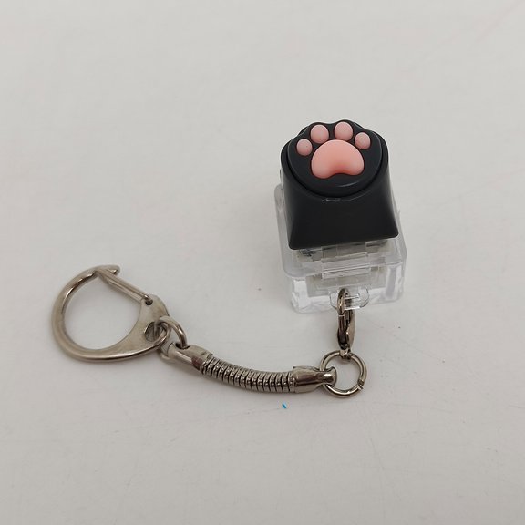 Cute Cat Claw Key Chain Key Ring Fingertip Decompression Pressure Toy Keycap Tester Back Bag Pendant Festival Couples Gift
