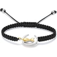 thumbnail image 1 of Cute Cat Cremation Bracelet for Ashes Stainless Steel Urn Pendant Pet Keepsake Adjustable Braided Rope Bangle Jewelry Memorial Gift for Women Men, 1 of 6