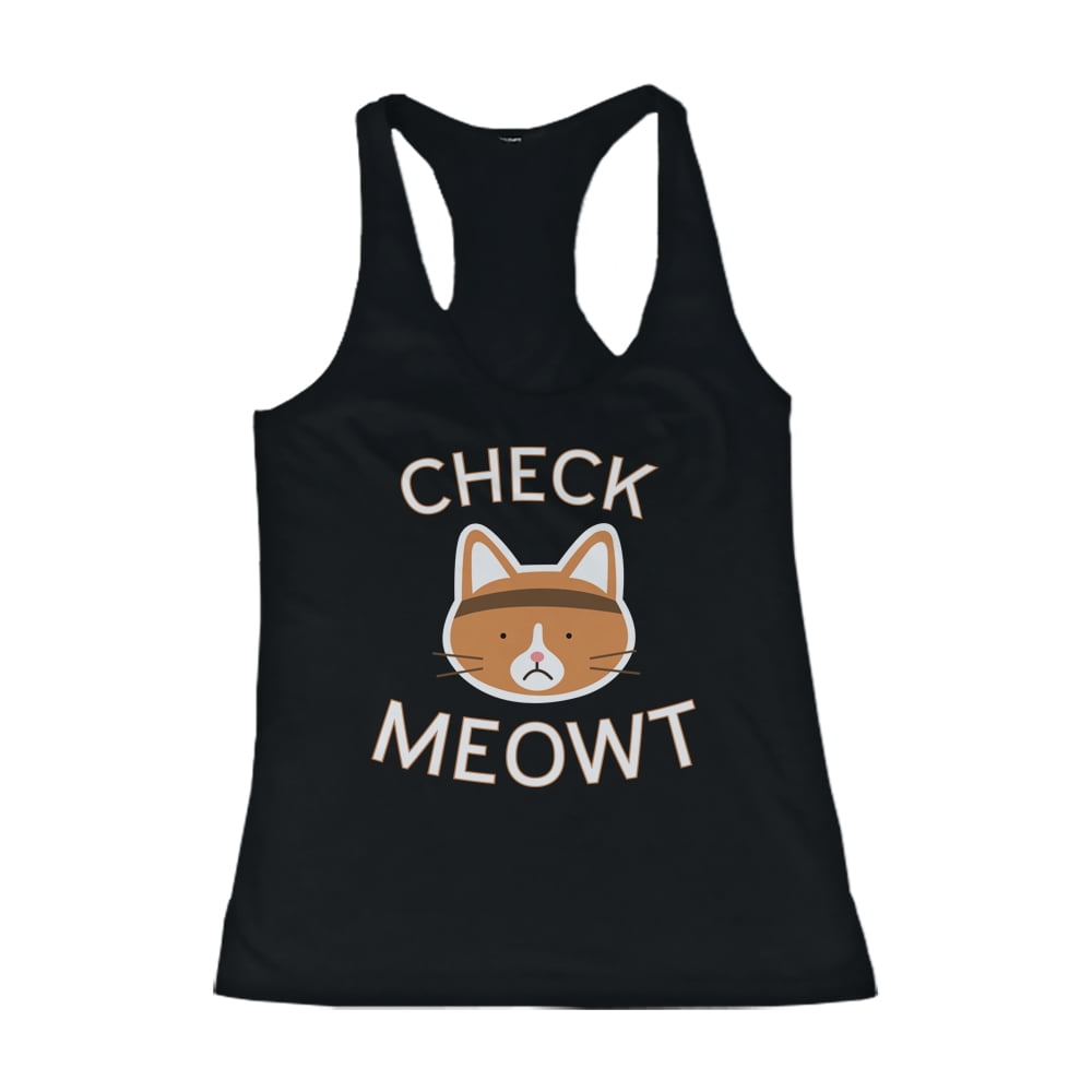 Funny cat tank tops cheap