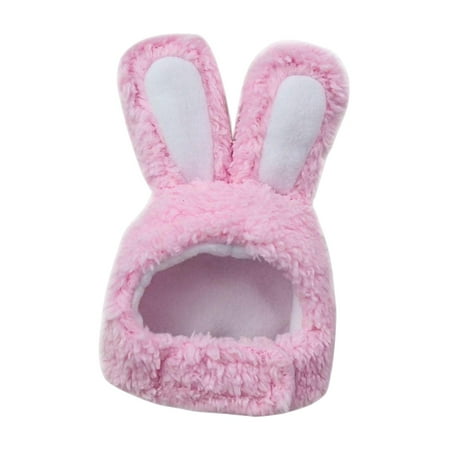 Cute Cat Dog Costume Costume Decorations Bunny Ears Rabbit Hat Headband Rabbit Hat for Small Dogs Holiday Daily wearing Halloween Festival Pink