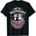 thumbnail image 1 of Cute Cat & Dog Inseparable Design T-Shirt – Adorable Pet Lover Graphic Tee, 1 of 4