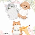 thumbnail image 1 of Cute Cat & Dog Shaped Sticky Notes, Kawaii Animal Memo Pads for Desk Decoration & Notes,Fun Gift Decoration Message Labels Office Note Markers, Sticky Notes - Multi-Color Notepads for Office, 1 of 7