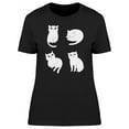 thumbnail image 1 of Cute Cat Doodle Set T-Shirt Women -Image by Shutterstock, Female Medium, 1 of 2