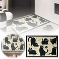 Cute Cat Door Mat Outdoor Indoor Mats Front Doormat Non