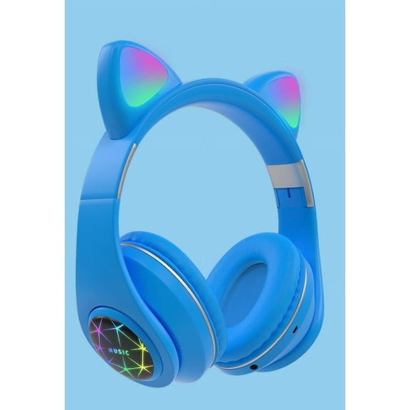 Cute Cat Ear Bluetooth Headset