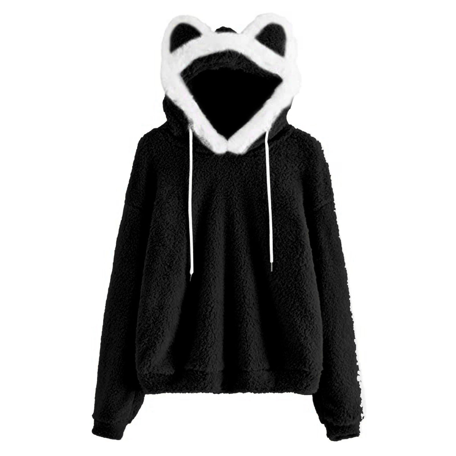 Sherpa hoodie with clearance ears