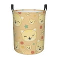 thumbnail image 1 of Cute Cat Face Laundry Basket Organizer Collapsible -Dirty Clothes Hamper for Bathroom Kids Girls Boys Laundry Hamper Animals Cats Mascot, 1 of 8