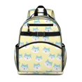 thumbnail image 1 of Cute Cat Face Yellow Pattern Cute School Backpack Bag for School with Padded Back and Adjustable Shoulder Straps 15.25"x11.5"x5.25", 1 of 5