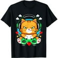 thumbnail image 1 of Cute Cat Gaming Cat Lover Kawaii Video Games Funny Gamer T-Shirt, 1 of 3