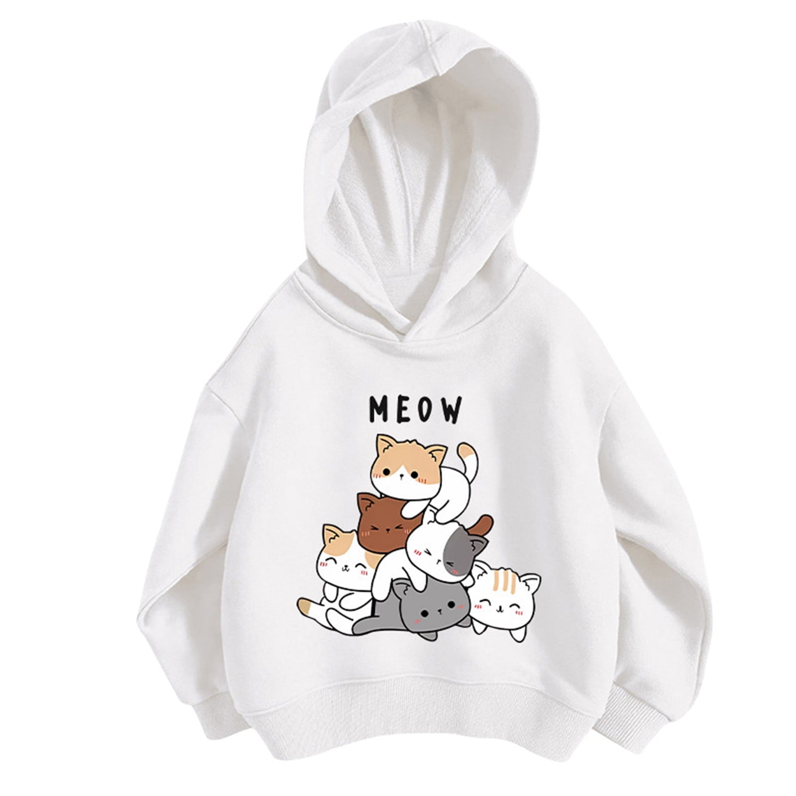 Girls Cat Hoodie