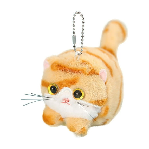 2025 Cute Cat Keychain,Plush Backpack Accessories Bag Pendant Cute Keychain Gift,Stuffed Animal Plush Keychain Toy Plush Keyring Best Gifts