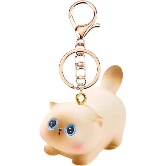 Cute Cat Keychain for Women Girls,Kawaii Bag Purse Handbag Charms Car Accessories For Car Keys Key Chains Decorations Gifts