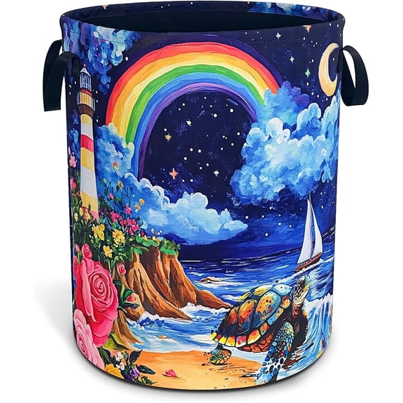 Cute Cat Laundry Basket Pet Animal Foldable Waterproof Oxford Cloth Funny Tote Bag Laundry Hamper Clothes Storage Bucket Toy Organizer For Bathroom/Laundry Storage/Bedroom