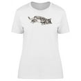 thumbnail image 1 of Cute Cat Laying On The Floor T-Shirt Women -Image by Shutterstock, Female Small, 1 of 2