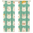 thumbnail image 1 of Cute Cat Modern Tulle Window Curtains for Living Room Luxury Bedroom Kitchen Curtains, 1 of 5